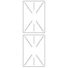 10671 - Label Size 65mm x 95mm - 690 labels per roll 