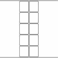 1068 - Label Size 48mm x 56mm - 2,360 labels per roll