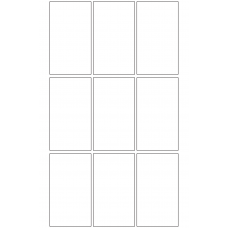 10681 - Label Size 58mm x 102mm - 1980 labels per roll 