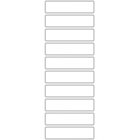 10683 - Label Size 75mm x 18mm - 3240 labels per roll
