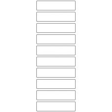 10683 - Label Size 75mm x 18mm - 3240 labels per roll 