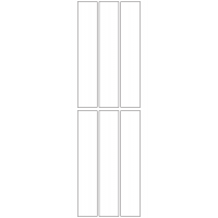 10687 - Label Size 30mm x 160mm - 1270 labels per roll