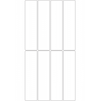 10688 - Label Size 50mm x 206mm - 1340 labels per roll