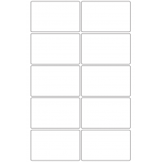 10707 - Label Size 90mm x 56mm - 2370 labels per roll 