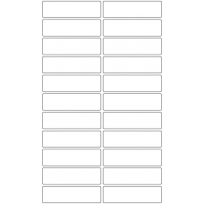 10708 - Label Size 89mm x 25mm - 5000 labels per roll 