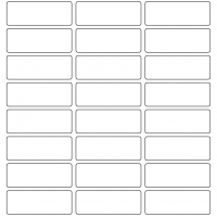 10714 - Label Size 63mm x 23mm - 8020 labels per roll