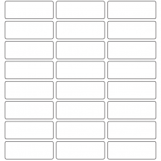 10714 - Label Size 63mm x 23mm - 8020 labels per roll 