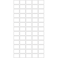 10721 - Label Size 40mm x 28mm - 11020 labels per roll