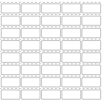 10722 - Label Size 40mm x 20mm - 13360 labels per roll