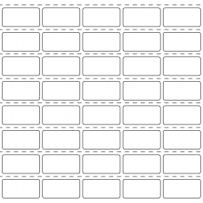 10722 - Label Size 40mm x 20mm - 13360 labels per roll 