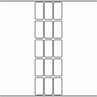 1073 - Label Size 26mm x 54mm - 3,540 labels per roll