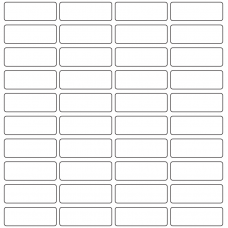 10735 - Label Size 48mm x 17mm - 13360 labels per roll 