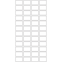 10737 - Label Size 34mm x 21mm - 11380 labels per roll