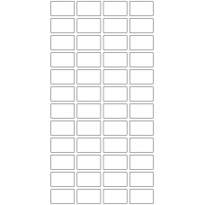 10737 - Label Size 34mm x 21mm - 11380 labels per roll 