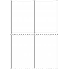 10738 - Label Size 100mm x 150mm - 910 labels per roll 
