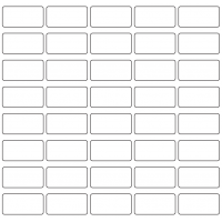 10742 - Label Size 40mm x 20mm - 13360 labels per roll