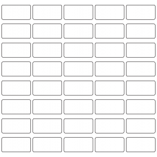10742 - Label Size 40mm x 20mm - 13360 labels per roll 