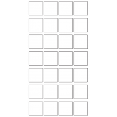 10743 - Label Size 35mm x 35mm - 6640 labels per roll 