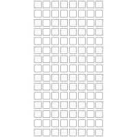10745 - Label Size 15mm x 15mm - 28450 labels per roll