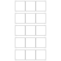 10747 - Label Size 48mm x 48mm - 3560 labels per roll