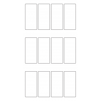 10748 - Label Size 34mm x 75mm - 2840 labels per roll