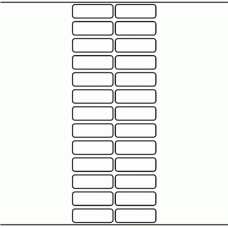 1076 - Label Size 51mm x 17mm - 6,500 labels per roll 