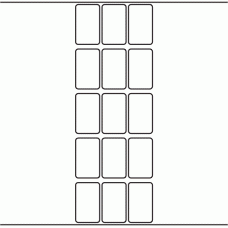 1077 - Label Size 30mm x 50mm - 3,750 labels per roll 