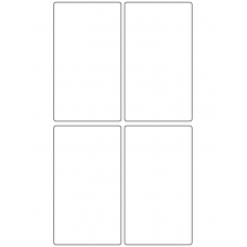 10795 - Label Size 59mm x 104mm - 1300 labels per roll 