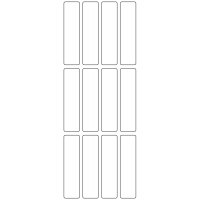 10801 - Label Size 20mm x 80mm - 3310 labels per roll