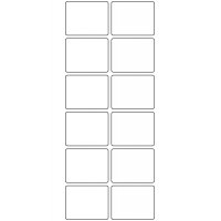 10804 - Label Size 42mm x 33mm - 3890 labels per roll