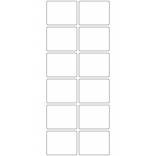 10804 - Label Size 42mm x 33mm - 3890 labels per roll 