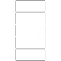 10807 - Label Size 105mm x 40mm - 1620 labels per roll