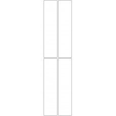 10816 - Label Size 45mm x 188mm - 730 labels per roll 