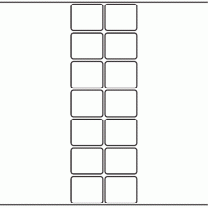 1082 - Label Size 48mm x 40mm - 3,000 labels per roll 