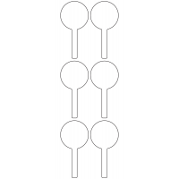 10821 - Label Size 40mm x 81mm - 1650 labels per roll