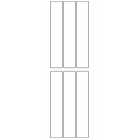 10836 - Label Size 25mm x 140mm - 1440 labels per roll
