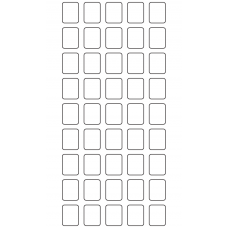 10840 - Label Size 15mm x 19mm - 15030 labels per roll 