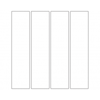 10846 - Label Size 45mm x 195mm - 1380 labels per roll