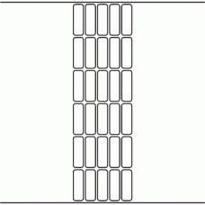 1085 - Label Size 15mm x 46mm - 7,100 labels per roll 