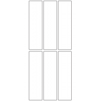 10850 - Label Size 30mm x 110mm - 1840 labels per roll