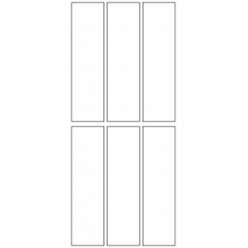10850 - Label Size 30mm x 110mm - 1840 labels per roll 