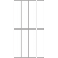 10852 - Label Size 34mm x 136mm - 2000 labels per roll
