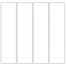 10856 - Label Size 51mm x 204mm - 1340 labels per roll 