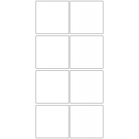 10857 - Label Size 75mm x 75mm - 1760 labels per roll