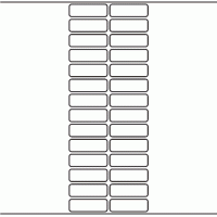 1086 - Label Size 46mm x 15mm - 7,700 labels per roll