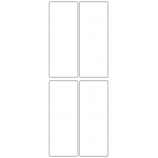 10861 - Label Size 49mm x 129mm - 1040 labels per roll 