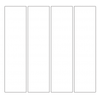 10865 - Label Size 55mm x 220mm - 1220 labels per roll