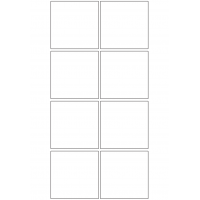 10866 - Label Size 72mm x 72mm - 1860 labels per roll