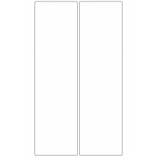 10887 - Label Size 80mm x 290mm - 470 labels per roll 