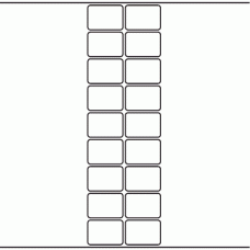 1090 - Label Size 43mm x 30mm - 4,260 labels per roll 